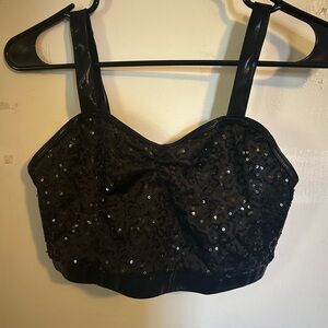 Balera women’s sequined dance top / sports bra
